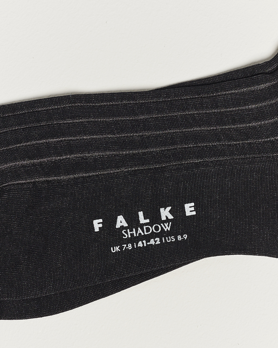 Herren | Unterwäsche | Falke | Shadow Stripe Sock Grey/White