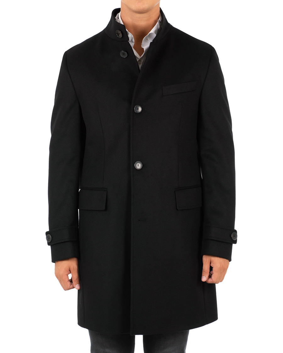 Herren | Jacken | BOSS BLACK | BOSS Sintrax Wool/Cashmere Coat Black