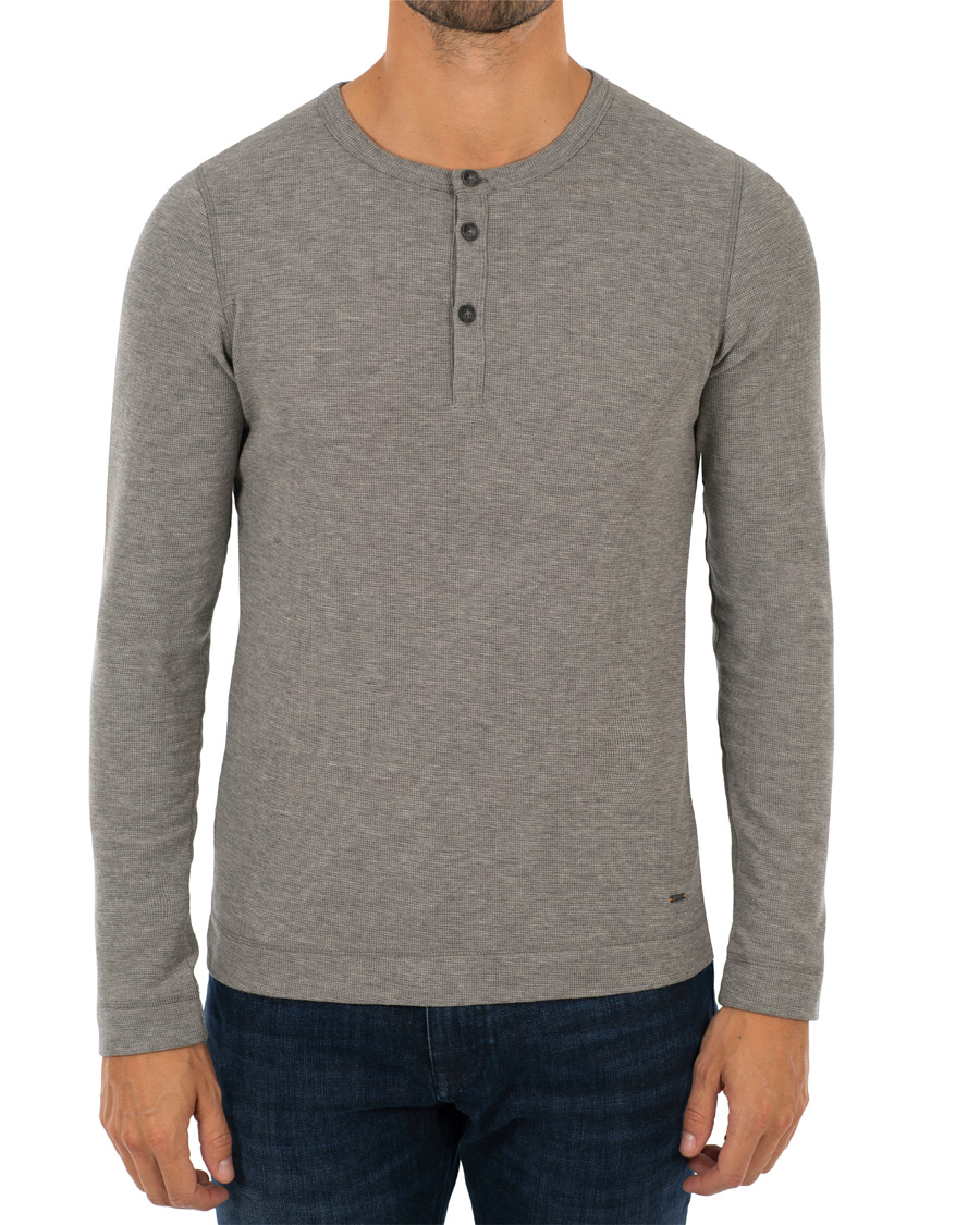 Herren | Pullover | BOSS ORANGE | BOSS Casual Trix Grandpa Sweater Light Grey
