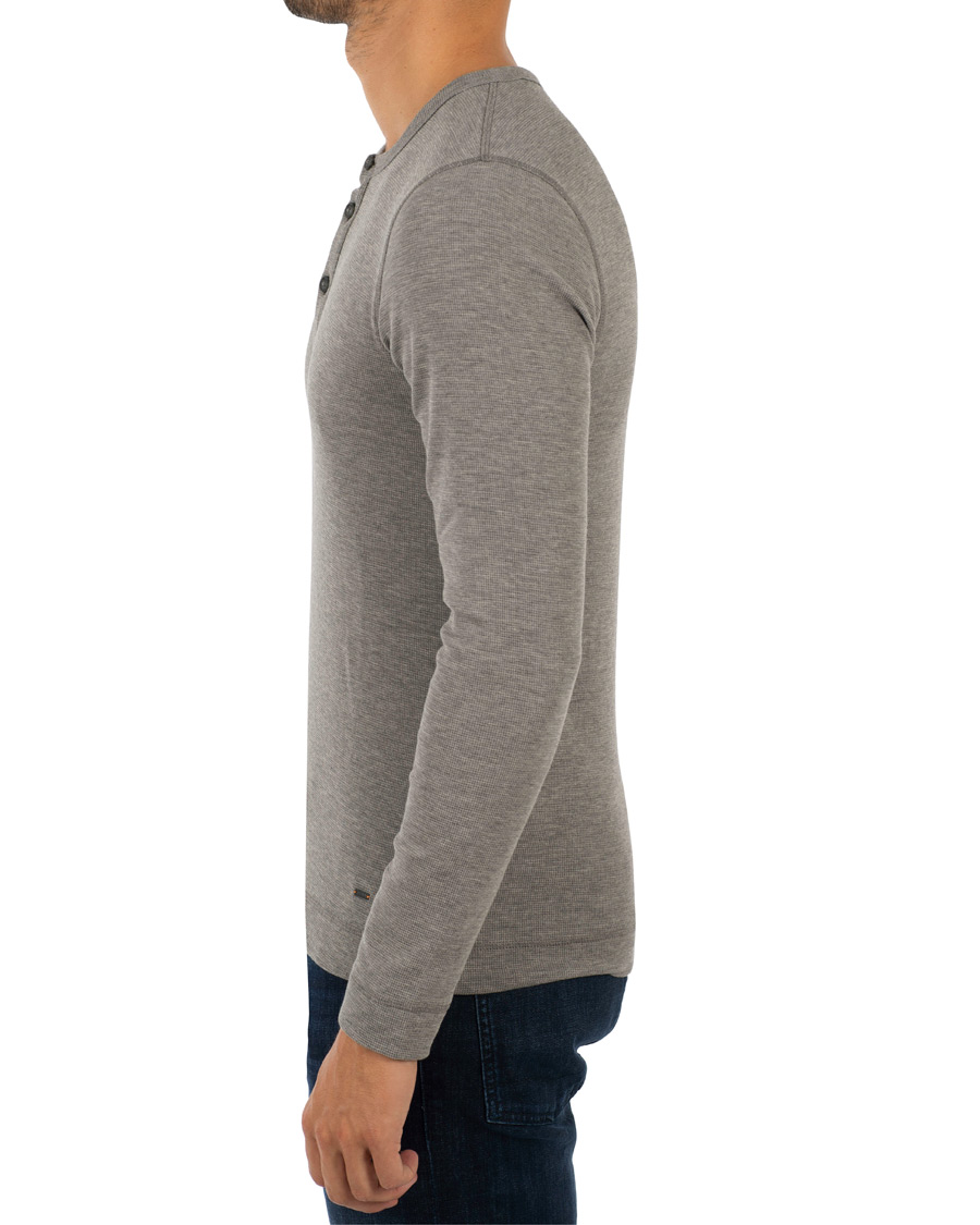 Herren | Pullover | BOSS ORANGE | BOSS Casual Trix Grandpa Sweater Light Grey