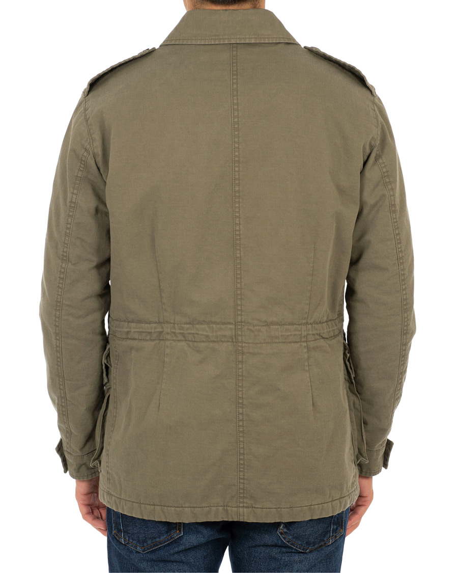 Herren | Jacken | Aspesi | Vancouver Lined Cotton Field Jacket Army Green