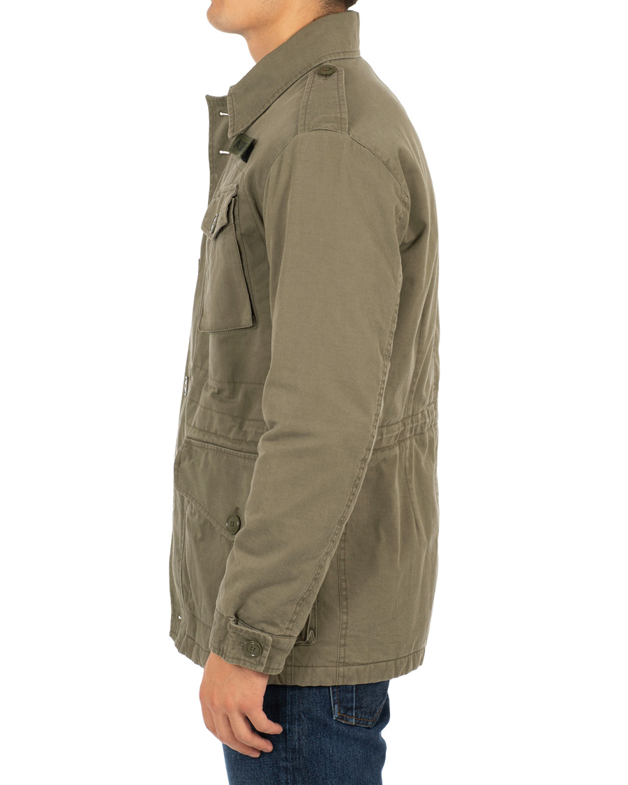 Herren | Jacken | Aspesi | Vancouver Lined Cotton Field Jacket Army Green