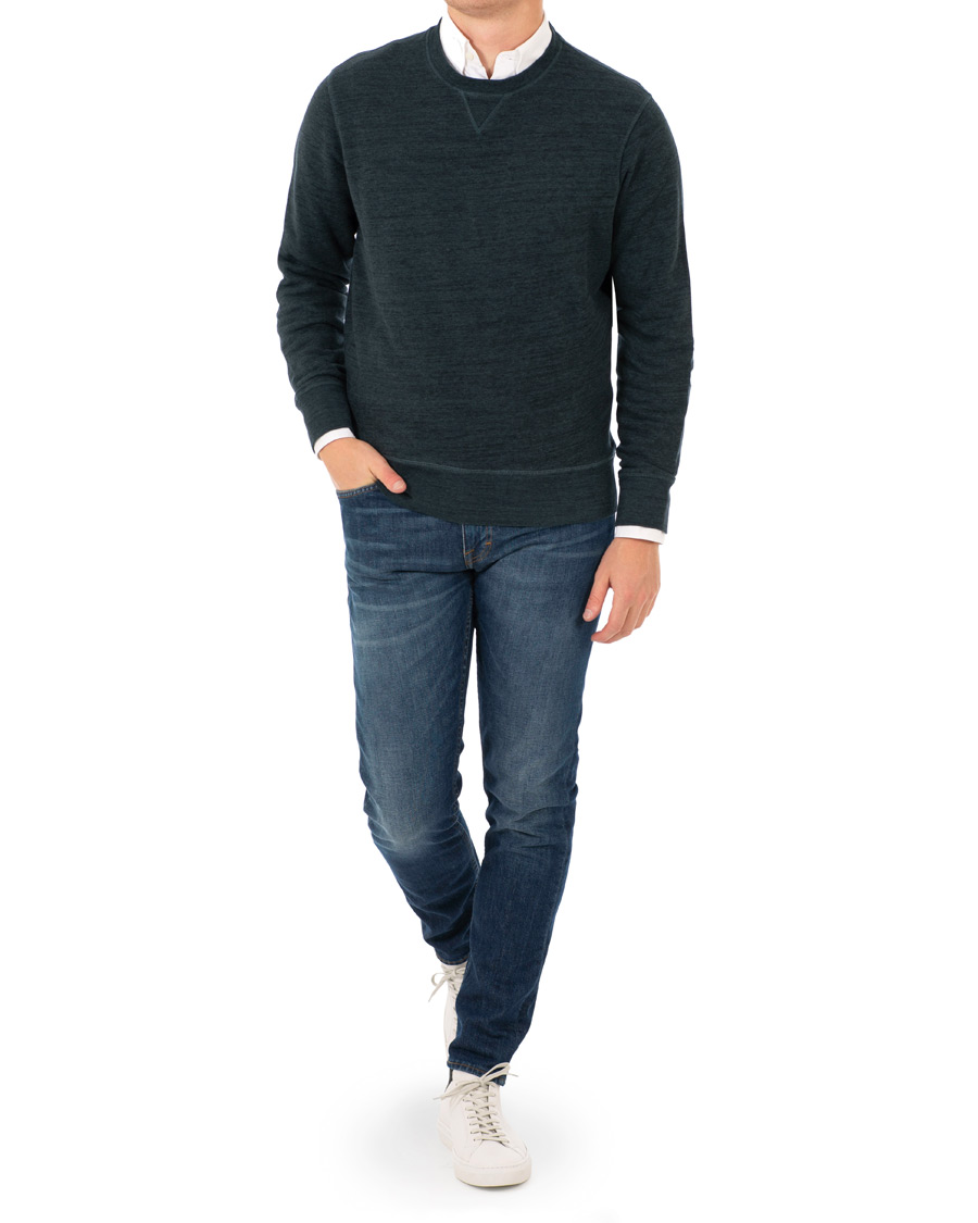Herren | Pullover | Levi's Made & Crafted | Crewneck Sweatshirt Blueshade Heather