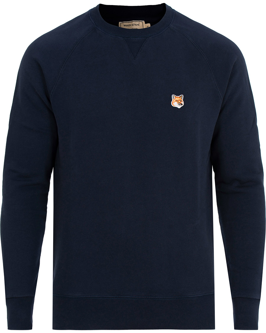 Herren | Pullover | Maison Kitsuné | Sweatshirt Fox Head Patch Navy