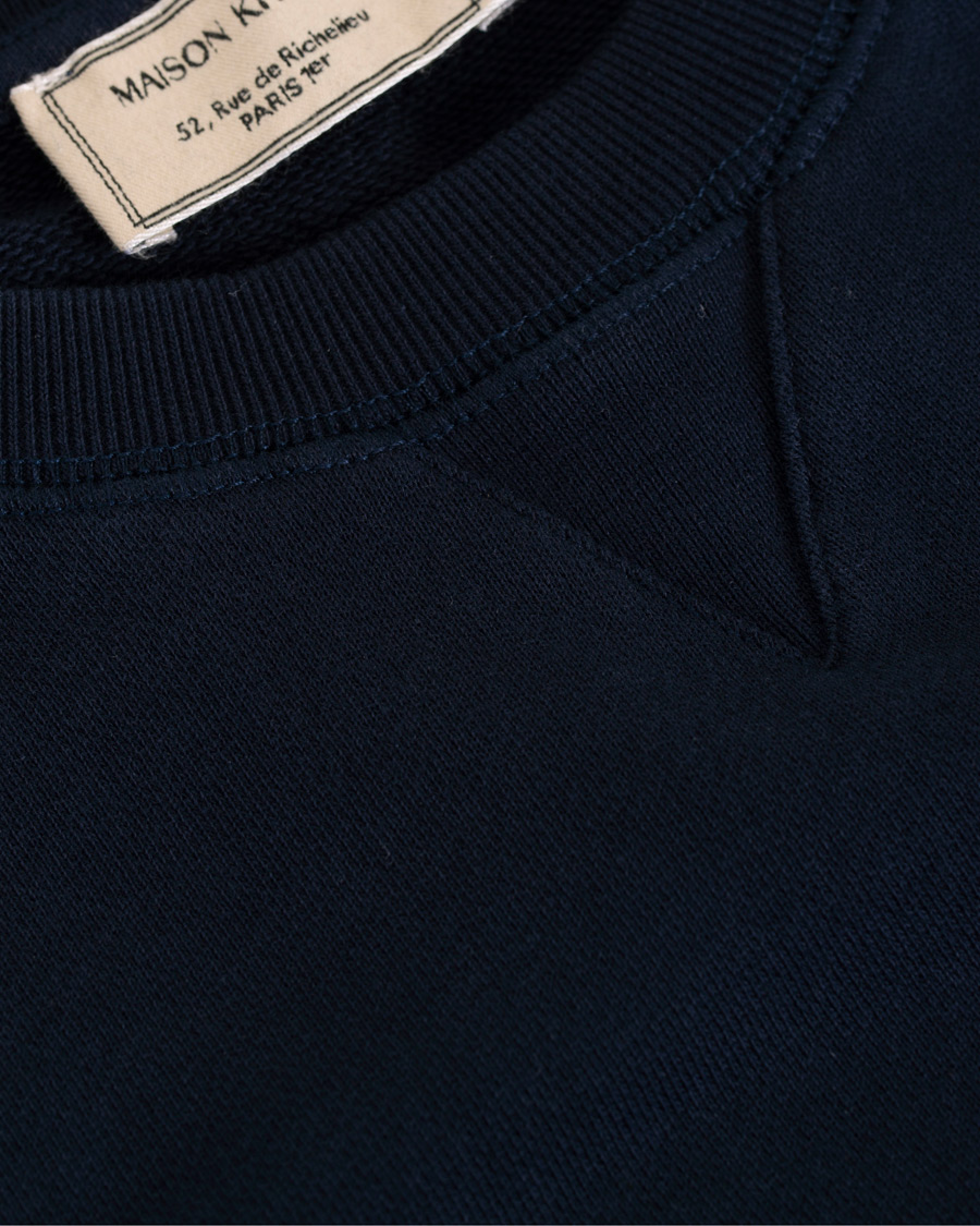 Herren | Pullover | Maison Kitsuné | Sweatshirt Fox Head Patch Navy