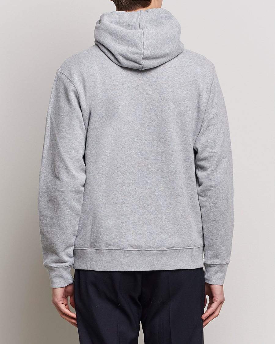 Herren | Pullover | Sunspel | Loopback Hoodie Grey Melange