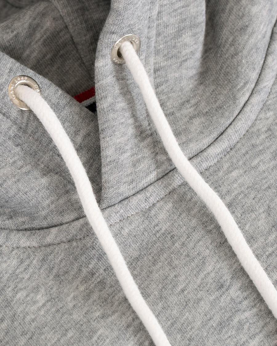 Herren | Pullover | GANT | Shield Hoodie Grey Melange