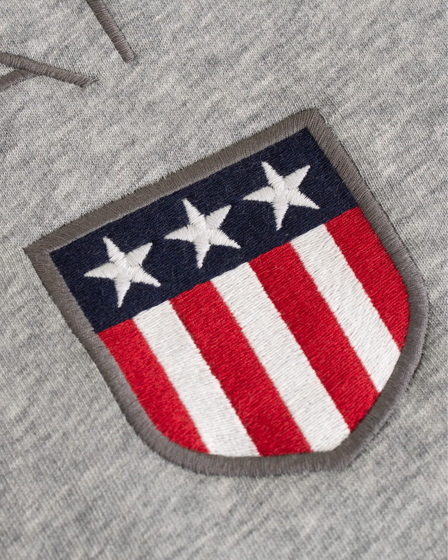 Herren | Pullover | GANT | Shield Hoodie Grey Melange