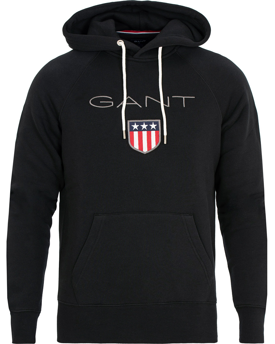 Herren | Pullover | GANT | Shield Hoodie Black