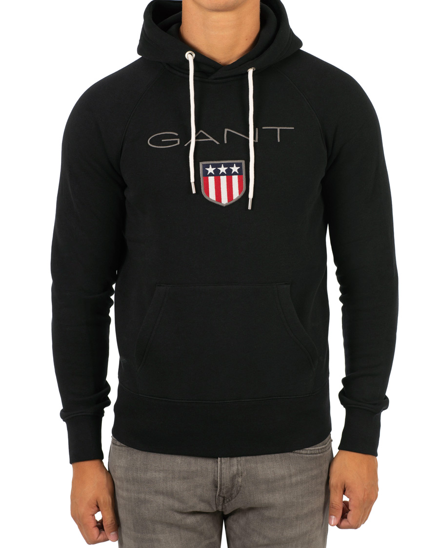 Herren | Pullover | GANT | Shield Hoodie Black