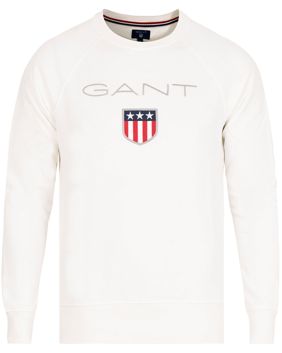 Herren | Pullover | GANT | Shield Crew Neck Sweatshirts Eggshell