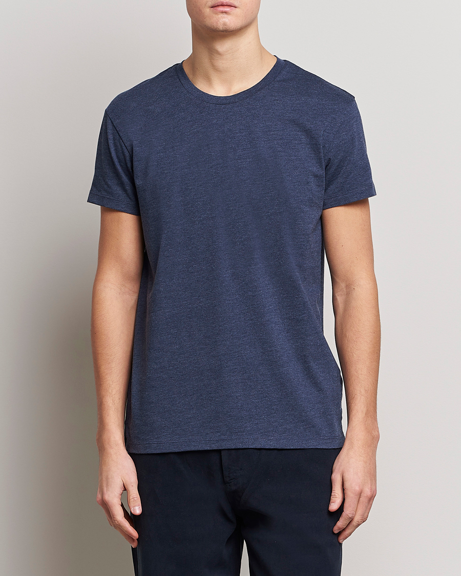 Herren | Kleidung | Samsøe Samsøe | Kronos Crew Neck Tee Blue Iris Melange