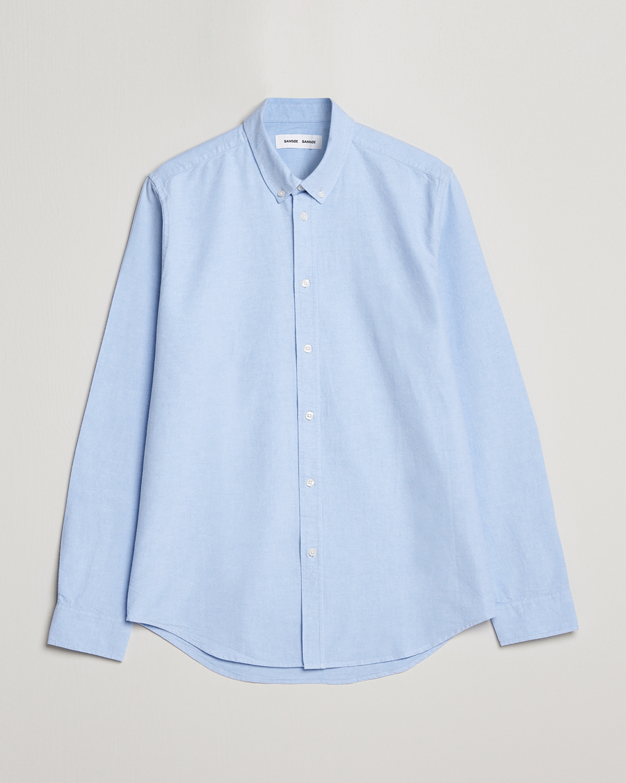Herren | Hemden | Samsøe Samsøe | Liam Button Down Shirt Light Blue