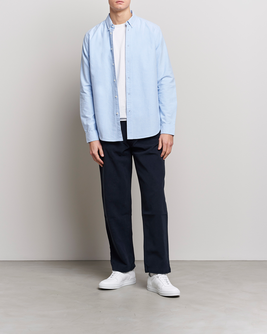 Herren | Hemden | Samsøe Samsøe | Liam Button Down Shirt Light Blue