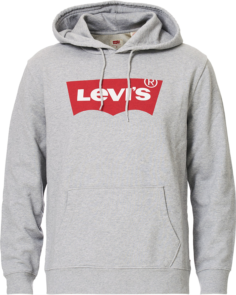 Herren | Pullover | Levi's | Graphic Hoodie Midtone Heather Grey
