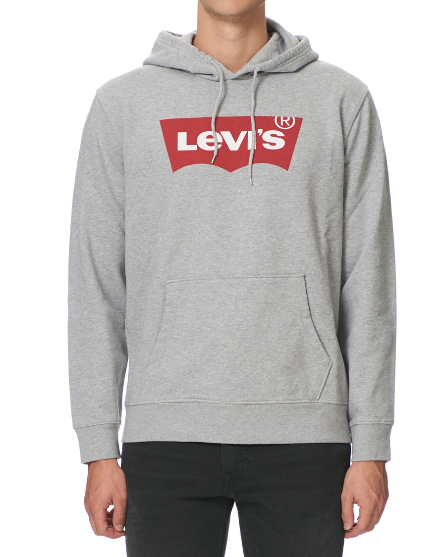 Herren | Pullover | Levi's | Graphic Hoodie Midtone Heather Grey