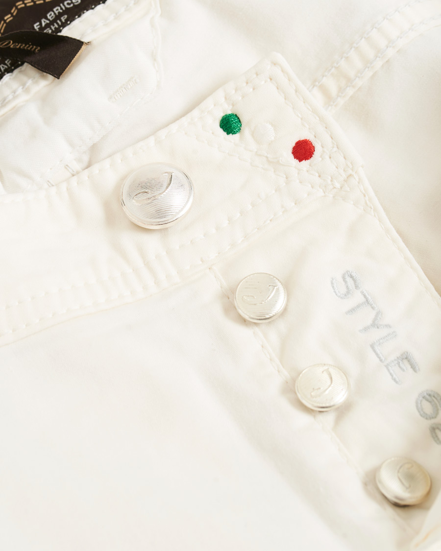 Herren | Hosen | Jacob Cohën | 5-Pocket Gabardine Trousers Off White