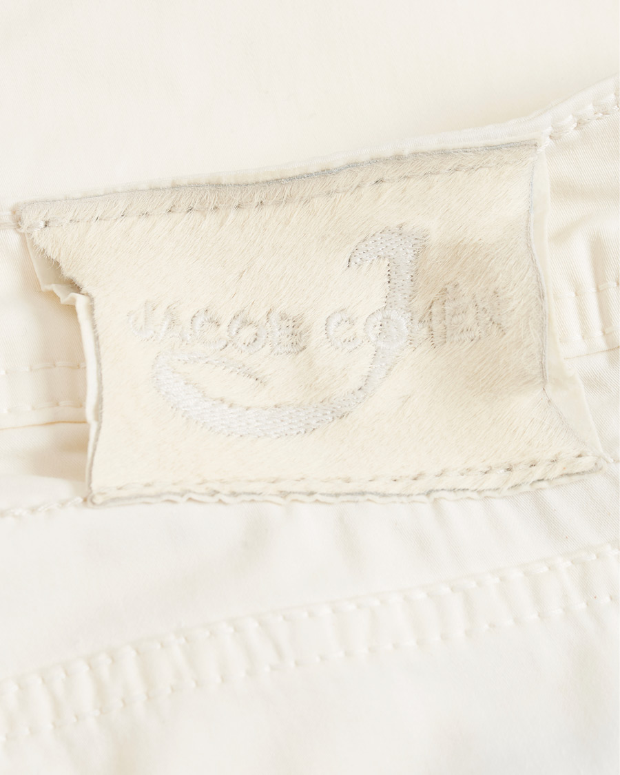 Herren | Hosen | Jacob Cohën | 5-Pocket Gabardine Trousers Off White