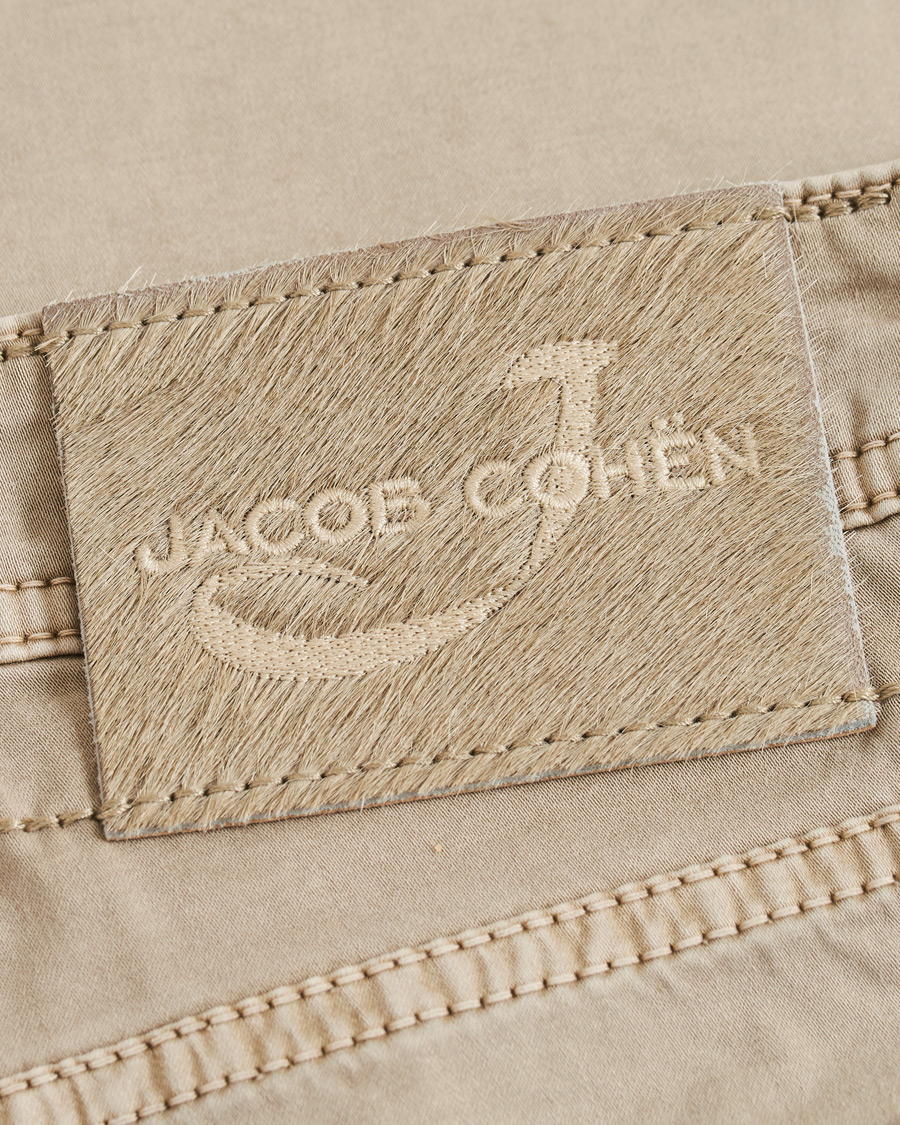 Herren | Hosen | Jacob Cohën | 5-Pocket Gabardine Trousers Beige