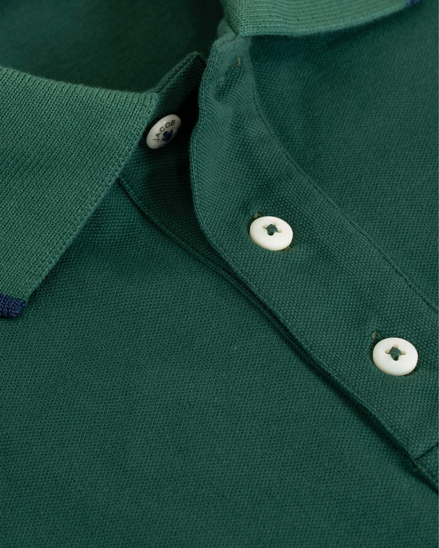 Herren | Poloshirts | Jacob Cohën | Cotton Stretch Polo Green