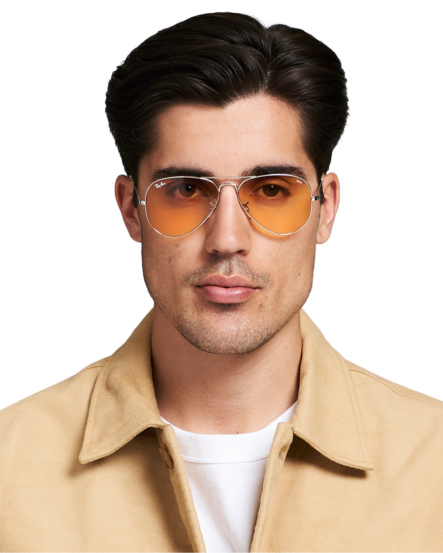 Herren | Sonnenbrillen | Ray-Ban | 0RB3025 Sunglasses Pink/Orange