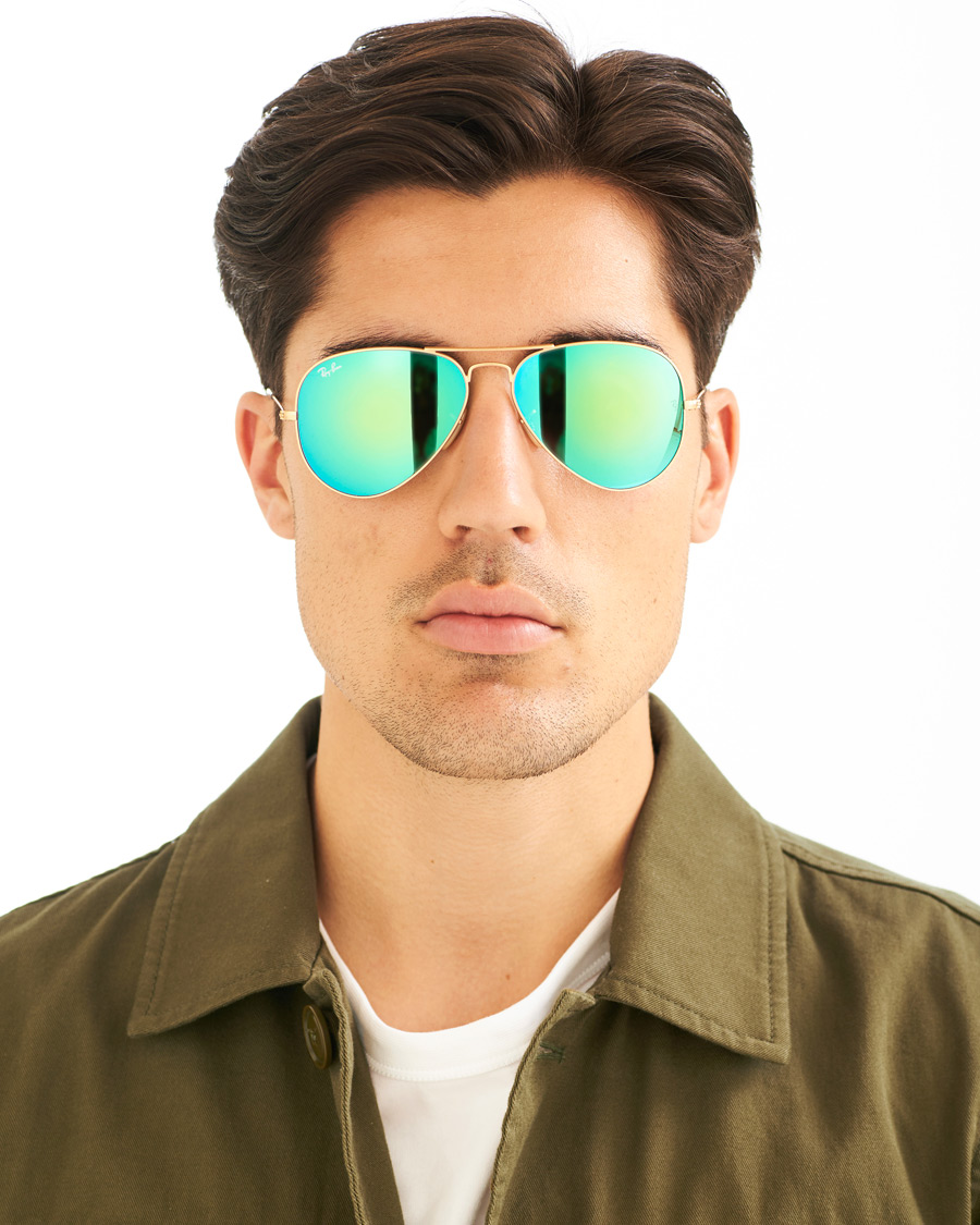Herren | Sonnenbrillen | Ray-Ban | 0RB3025 Sunglasses Multi Mirror Green