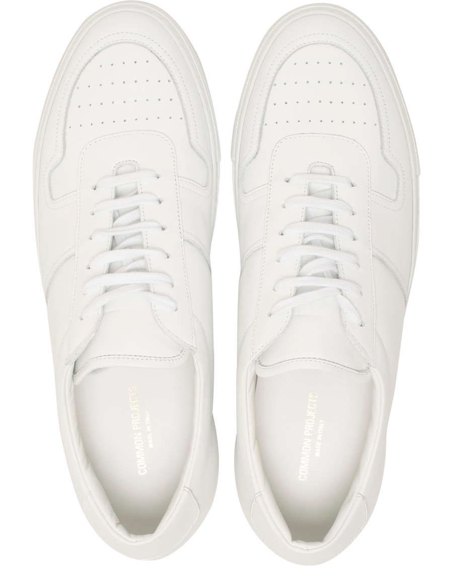 Herren | Common Projects B Ball Sneakers White Calf | Common Projects | B Ball Sneakers White Calf