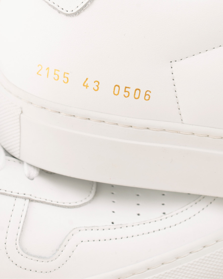 Herren | Common Projects B Ball Sneakers White Calf | Common Projects | B Ball Sneakers White Calf