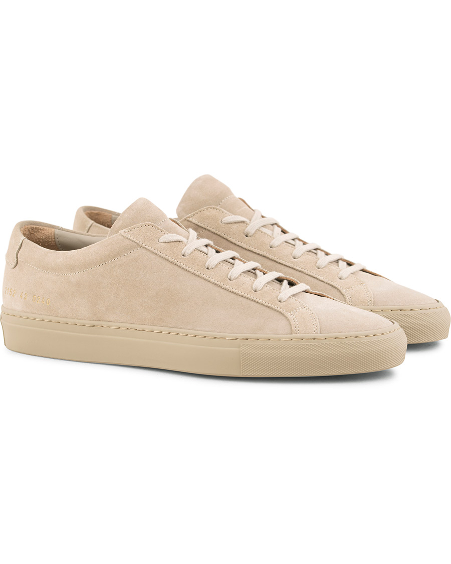 Herren | Common Projects Original Achilles Leather Sneakers Taupe Suede 40 | Common Projects | Original Achilles Leather Sneakers Taupe Suede 40