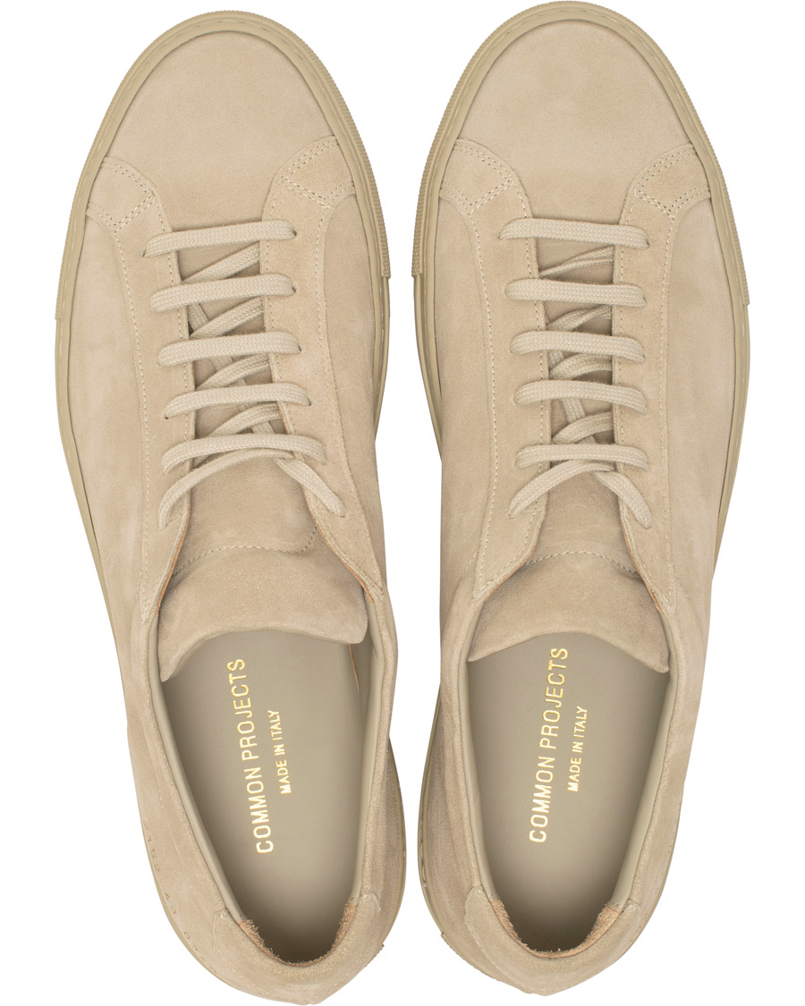 Herren | Common Projects Original Achilles Leather Sneakers Taupe Suede 40 | Common Projects | Original Achilles Leather Sneakers Taupe Suede 40