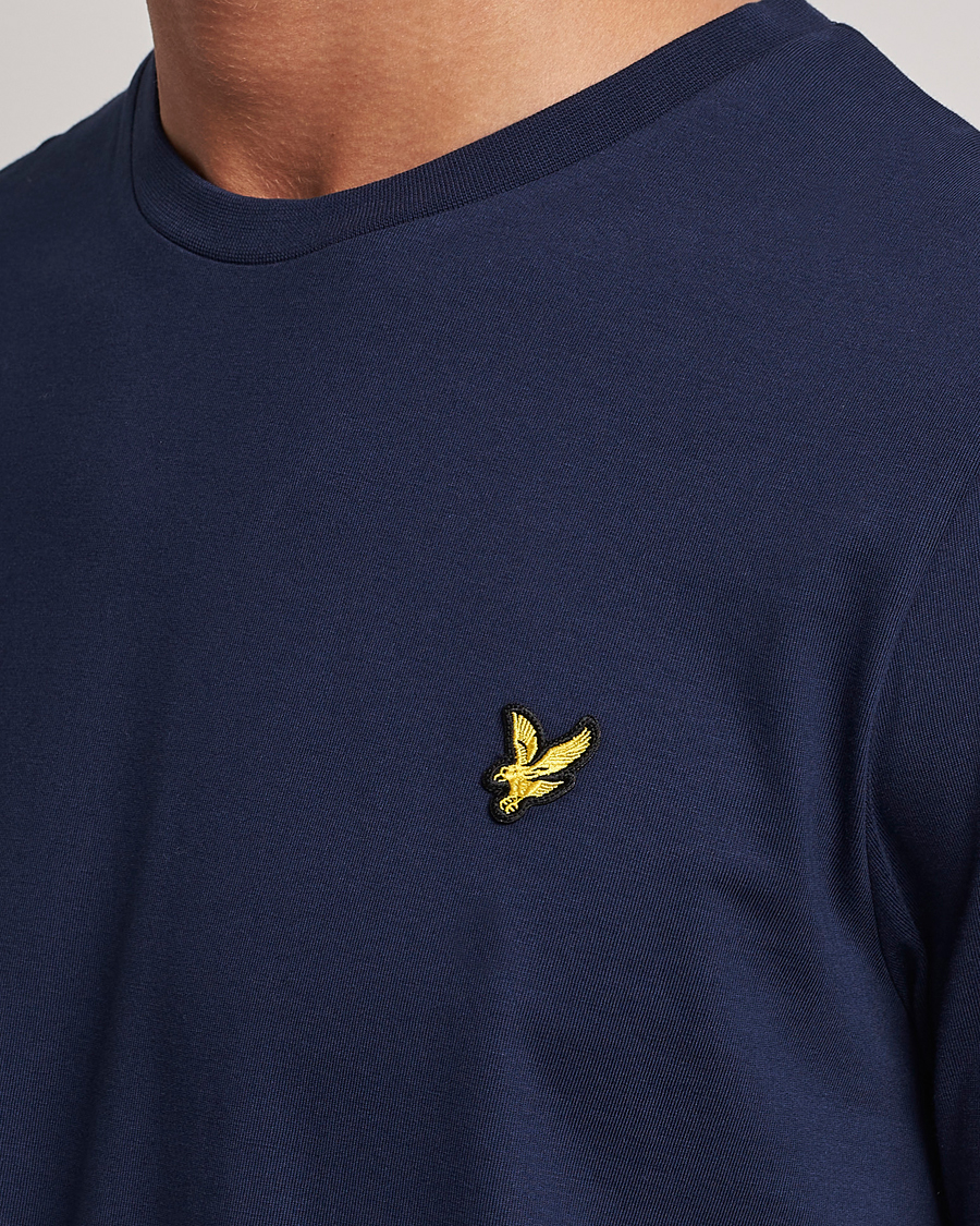 Herren | T-Shirts | Lyle & Scott | Long Sleeve Crew Neck Tee Navy