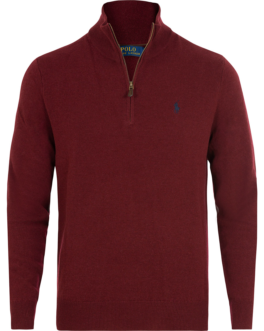 Herren | Pullover | Polo Ralph Lauren | Merino Half Zip Classic Wine