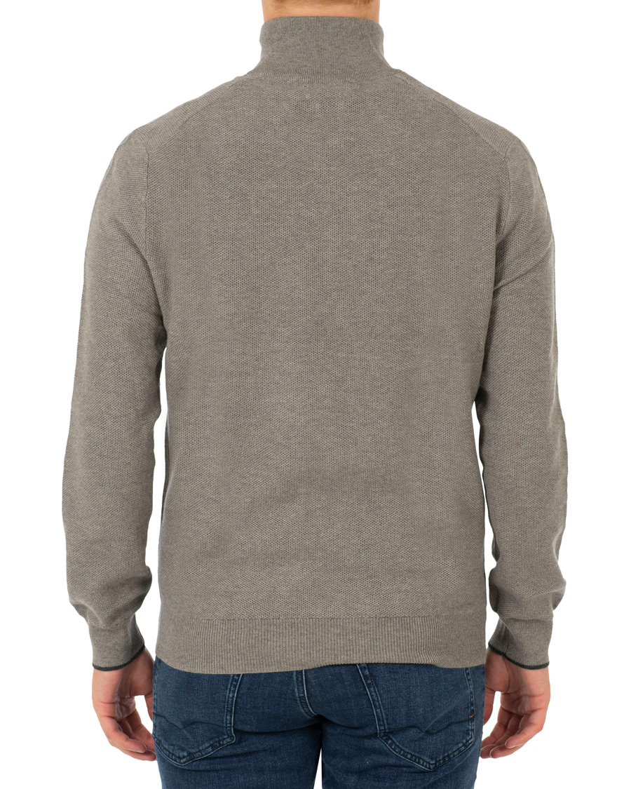 Herren | Pullover | Polo Ralph Lauren | Texture Half Zip Fawn Grey Heather