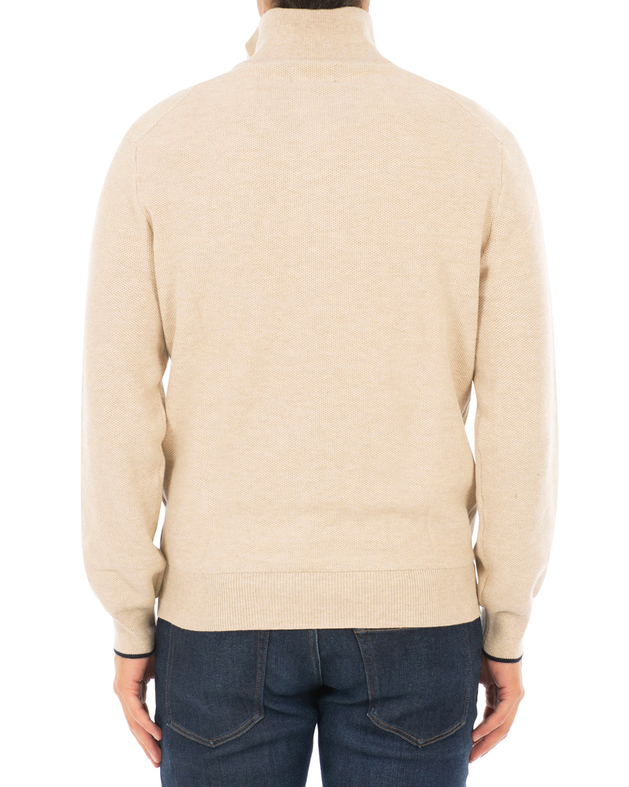 Herren | Pullover | Polo Ralph Lauren | Texture Half Zip Oatmeal Heather