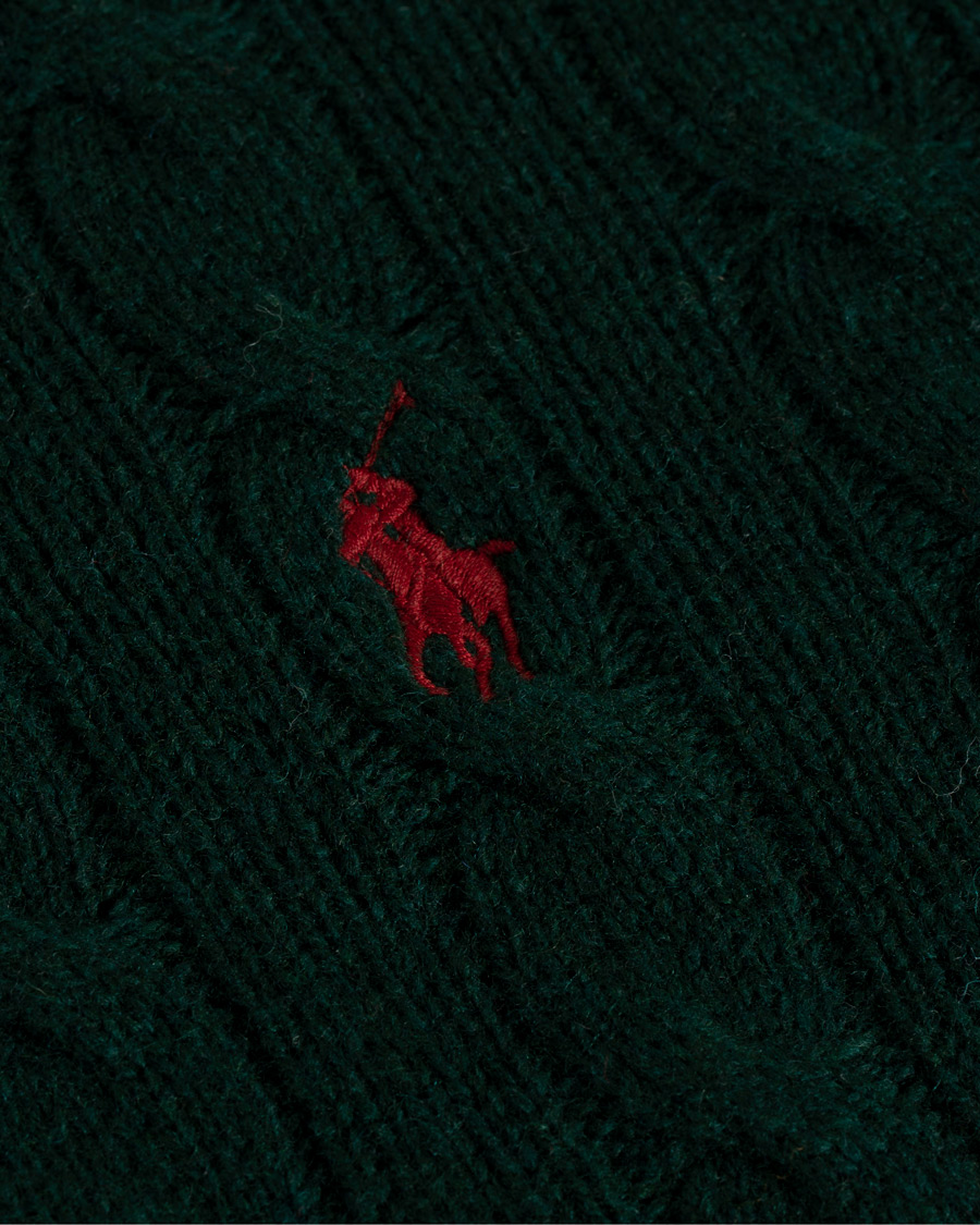 Herren | Pullover | Polo Ralph Lauren | Wool/Cashmere Cable Crew Neck College Green