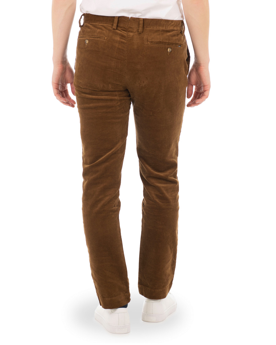 Herren | Hosen | Polo Ralph Lauren | Hudson Slim Fit Corduroy Trousers Brown