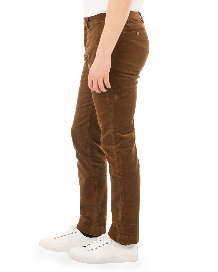 Herren | Hosen | Polo Ralph Lauren | Hudson Slim Fit Corduroy Trousers Brown