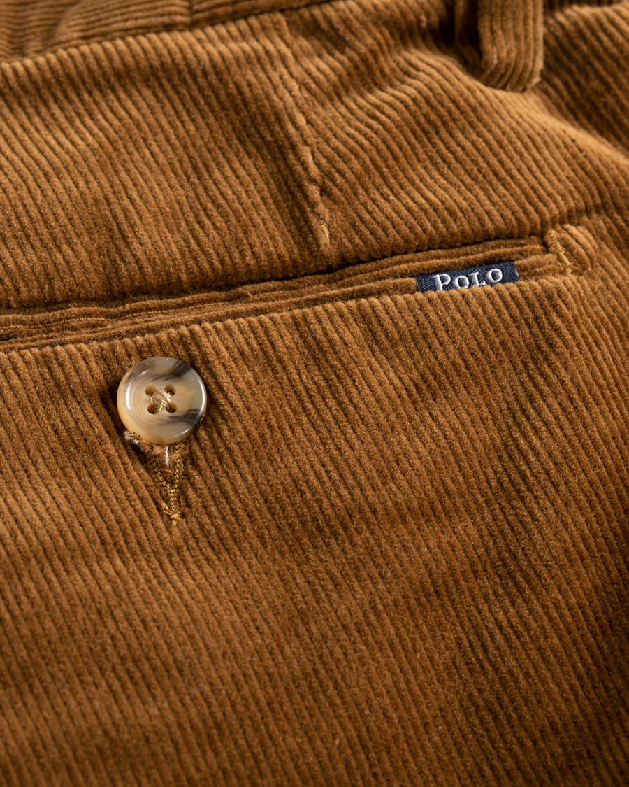Herren | Hosen | Polo Ralph Lauren | Hudson Slim Fit Corduroy Trousers Brown