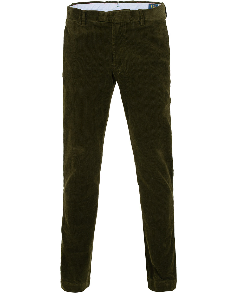 Herren | Hosen | Polo Ralph Lauren | Hudson Slim Fit Corduroy Trousers Company Olive