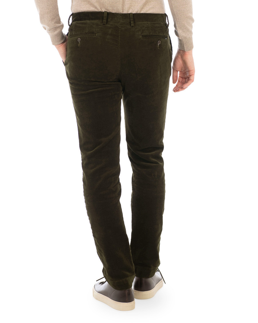 Herren | Hosen | Polo Ralph Lauren | Hudson Slim Fit Corduroy Trousers Company Olive