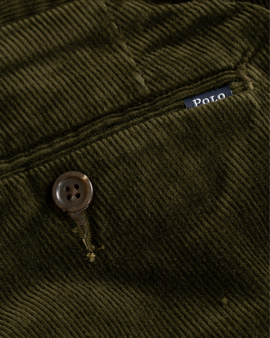 Herren | Hosen | Polo Ralph Lauren | Hudson Slim Fit Corduroy Trousers Company Olive