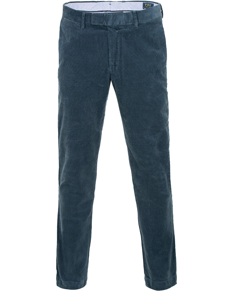 Herren | Hosen | Polo Ralph Lauren | Hudson Slim Fit Corduroy Trousers Blue Corsair