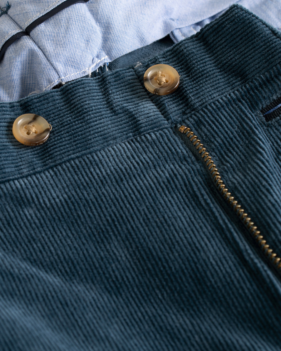 Herren | Hosen | Polo Ralph Lauren | Hudson Slim Fit Corduroy Trousers Blue Corsair