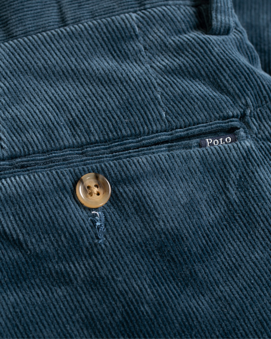Herren | Hosen | Polo Ralph Lauren | Hudson Slim Fit Corduroy Trousers Blue Corsair