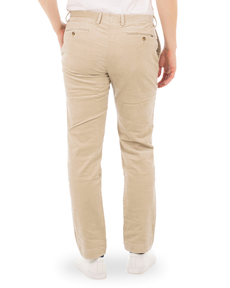 Herren | Hosen | Polo Ralph Lauren | Hudson Slim Fit Corduroy Trousers Stone Grey