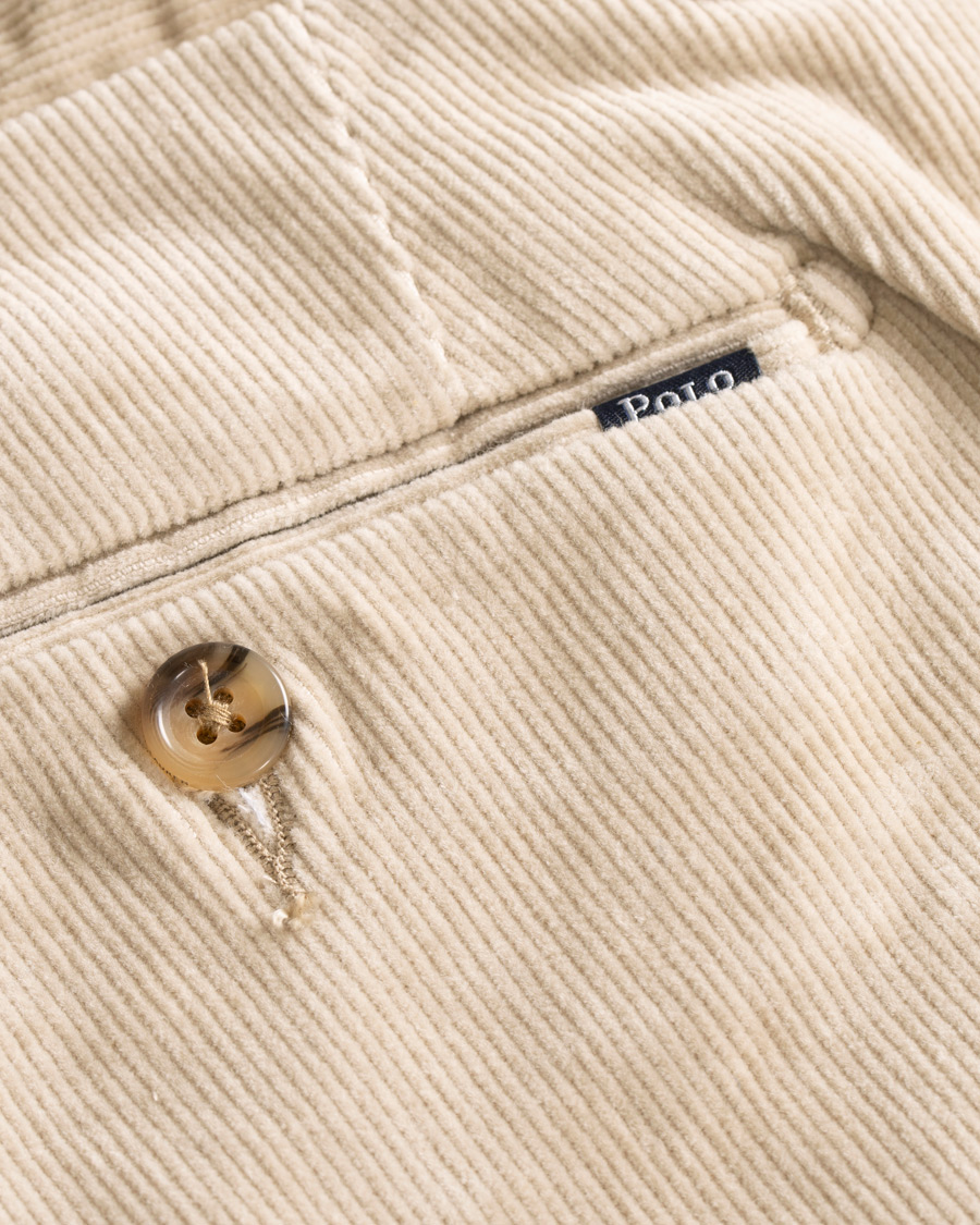 Herren | Hosen | Polo Ralph Lauren | Hudson Slim Fit Corduroy Trousers Stone Grey