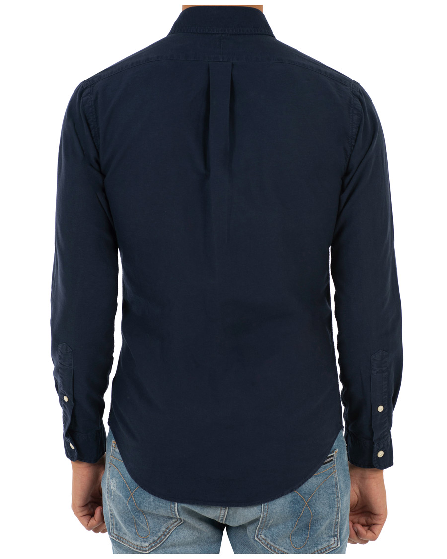 Herren | Hemden | Polo Ralph Lauren | Slim Fit Garment Dyed Oxford Shirt Navy