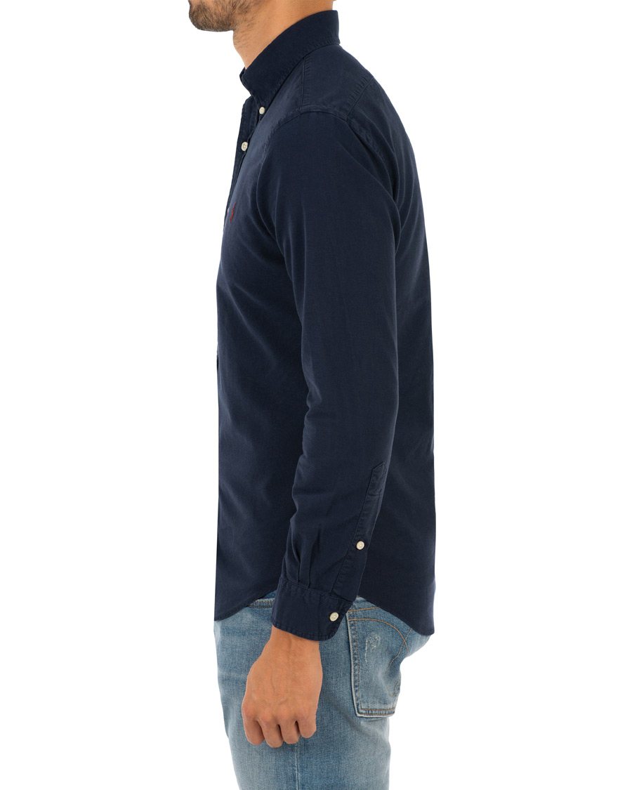 Herren | Hemden | Polo Ralph Lauren | Slim Fit Garment Dyed Oxford Shirt Navy