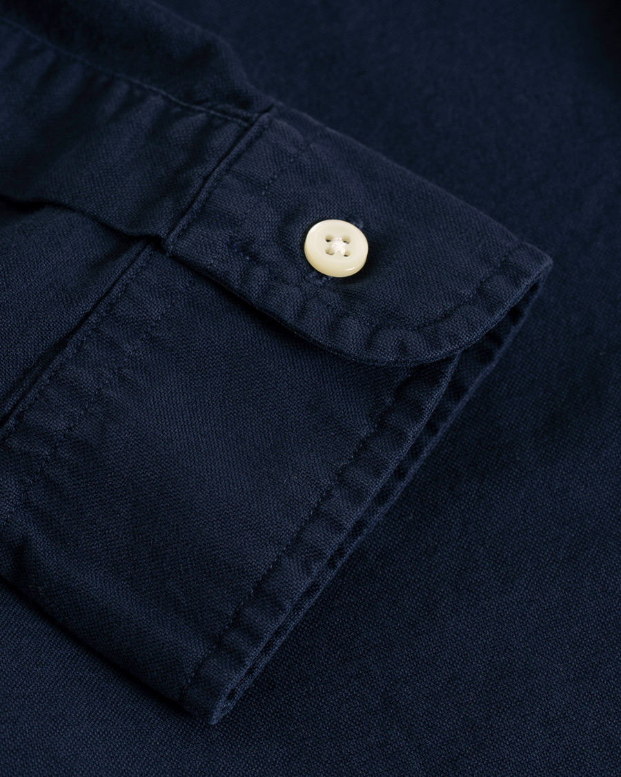 Herren | Hemden | Polo Ralph Lauren | Slim Fit Garment Dyed Oxford Shirt Navy