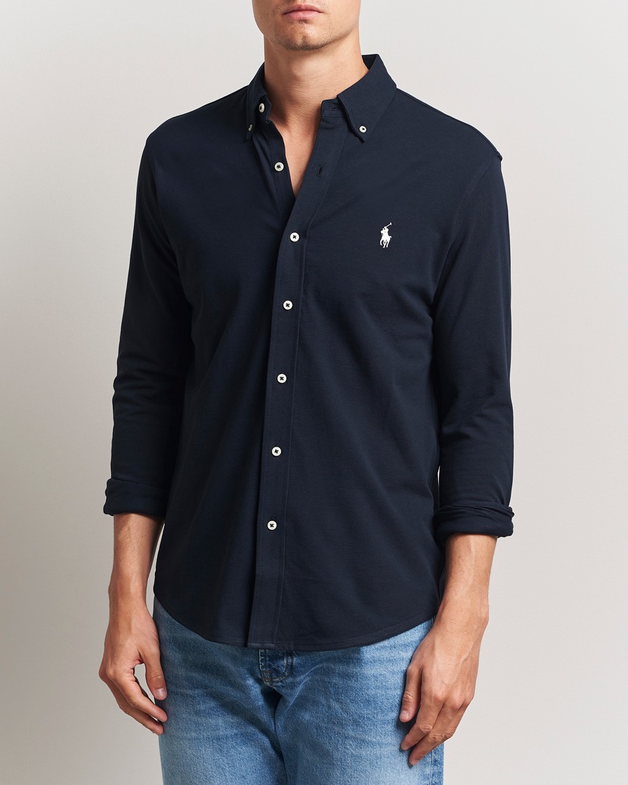 Herren | Hemden | Polo Ralph Lauren | Featherweight Mesh Shirt Aviator Navy